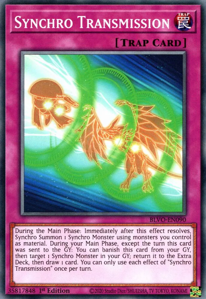 Synchro Transmission — Blazing Vortex — Yu-Gi-Oh!