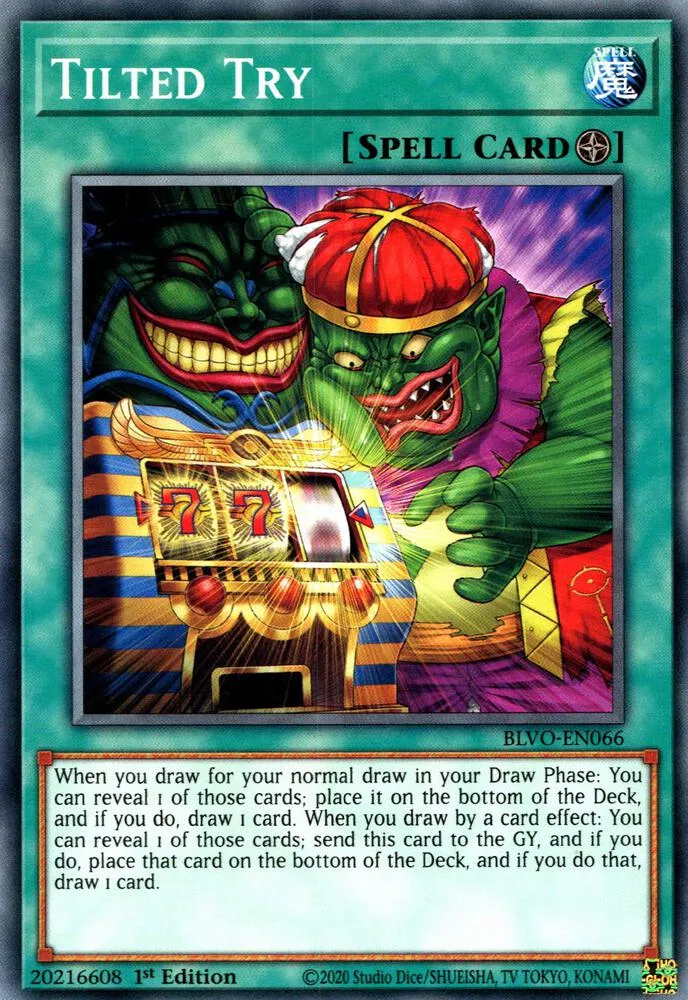 Tilted Try — Blazing Vortex — Yu-Gi-Oh!