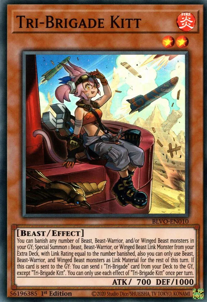 Tri-Brigade Kitt — Blazing Vortex — Yu-Gi-Oh!