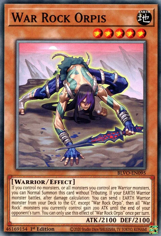 War Rock Orpis — Blazing Vortex — Yu-Gi-Oh!