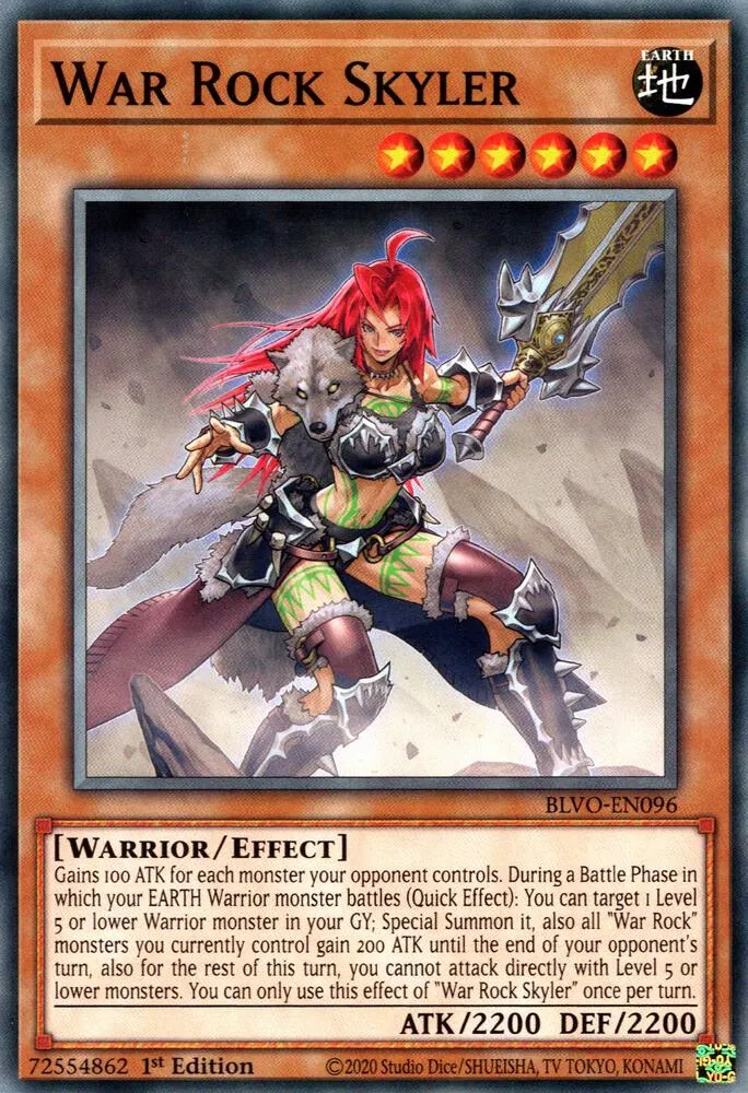 War Rock Skyler — Blazing Vortex — Yu-Gi-Oh!