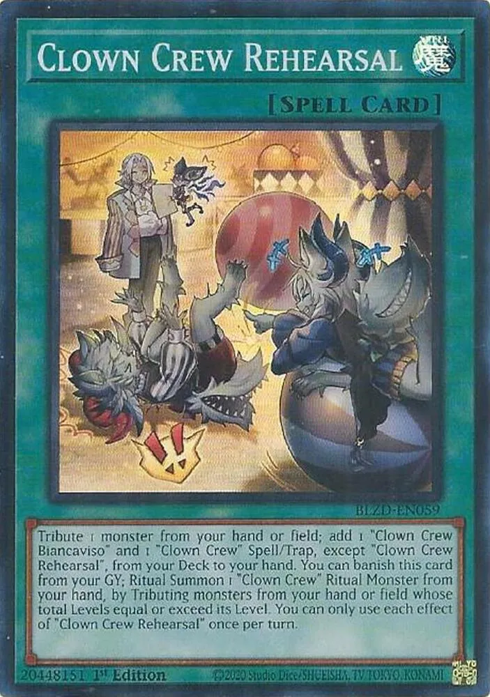 Clown Crew Rehearsal — Blazing Dominion — Yu-Gi-Oh!