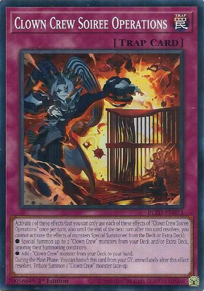 Clown Crew Soiree Operations — Blazing Dominion — Yu-Gi-Oh!