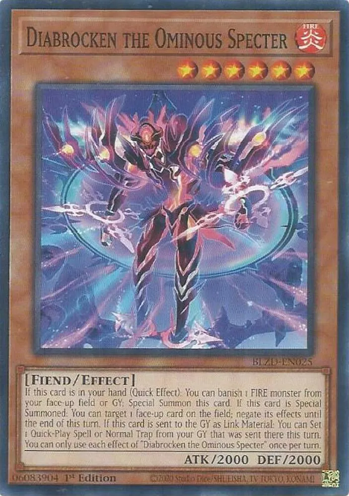 Diabrocken the Ominous Specter — Blazing Dominion — Yu-Gi-Oh!