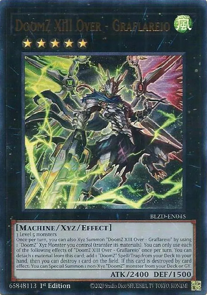DoomZ XIII Over - Graflareio — Blazing Dominion — Yu-Gi-Oh!
