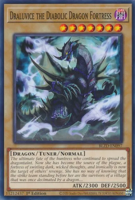 Draluvice the Diabolic Dragon Fortress — Blazing Dominion — Yu-Gi-Oh!