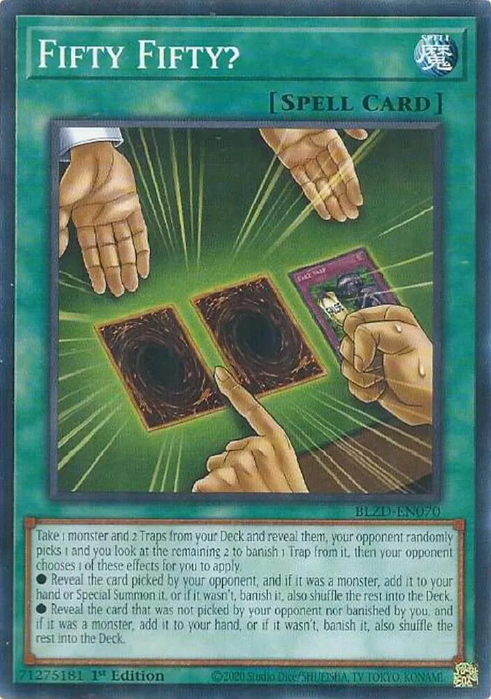 Fifty Fifty? — Blazing Dominion — Yu-Gi-Oh!