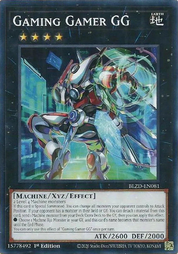 Gaming Gamer GG — Blazing Dominion — Yu-Gi-Oh!