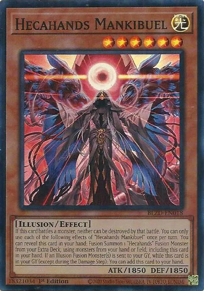 Hecahands Mankibuel — Blazing Dominion — Yu-Gi-Oh!