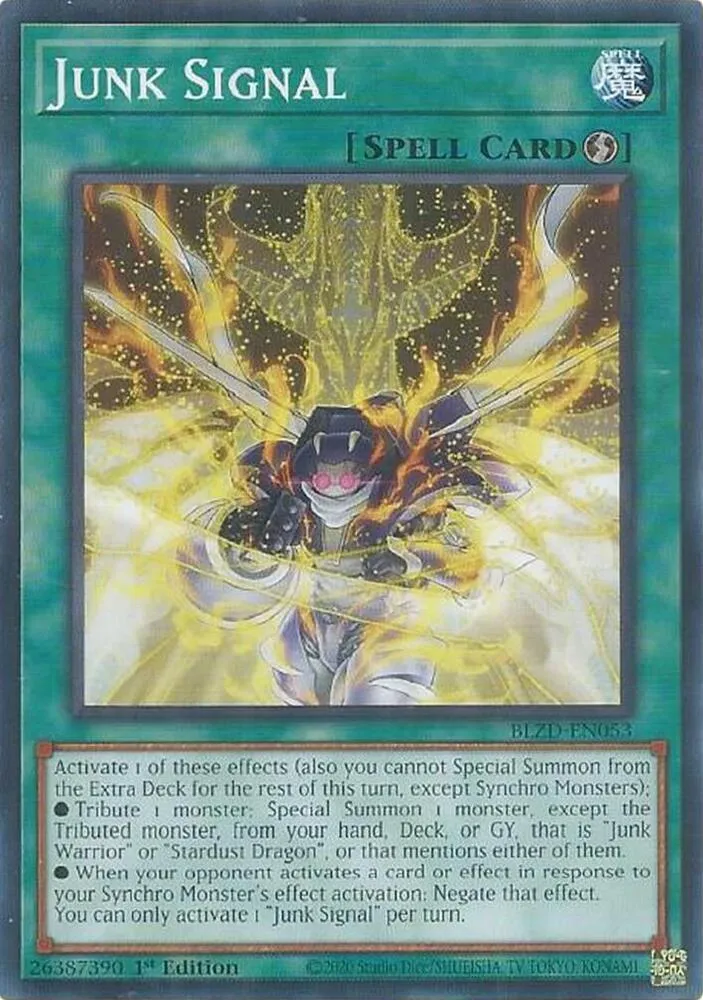 Junk Signal — Blazing Dominion — Yu-Gi-Oh!