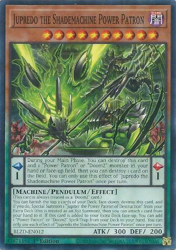 Jupredo the Shademachine Power Patron — Blazing Dominion — Yu-Gi-Oh!
