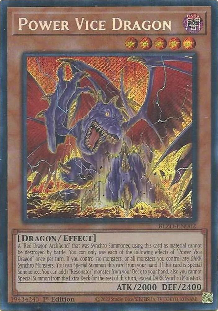Power Vice Dragon — Blazing Dominion — Yu-Gi-Oh!