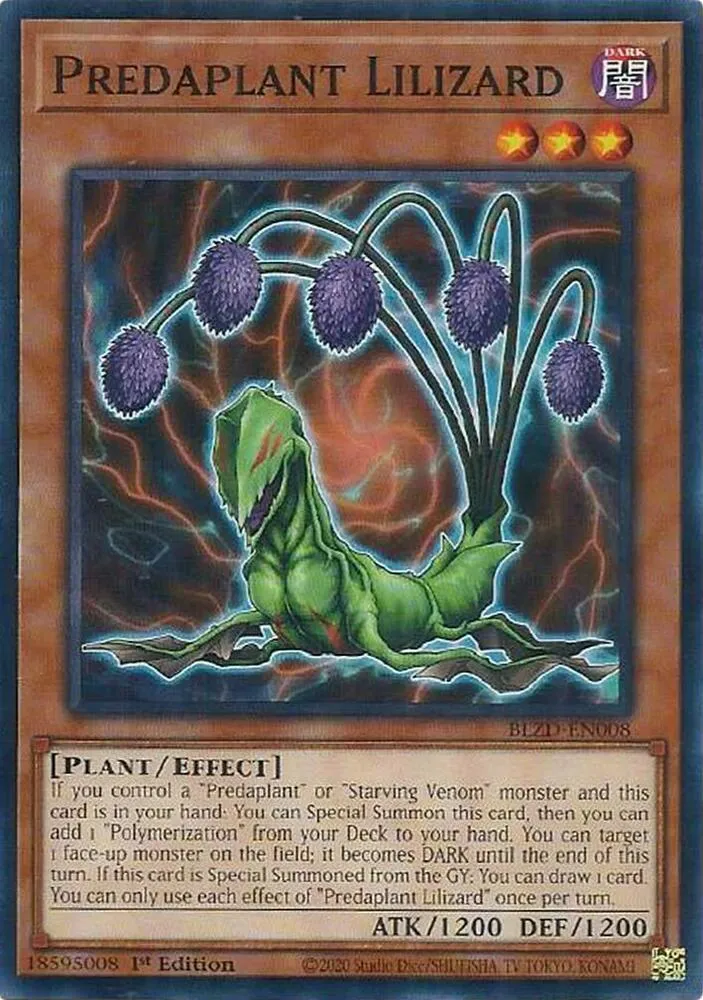 Predaplant Lilizard — Blazing Dominion — Yu-Gi-Oh!