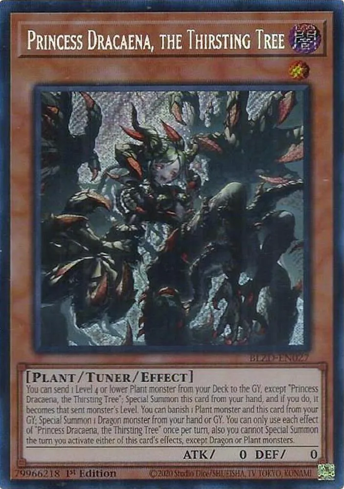 Princess Dracaena, the Thirsting Tree — Blazing Dominion — Yu-Gi-Oh!
