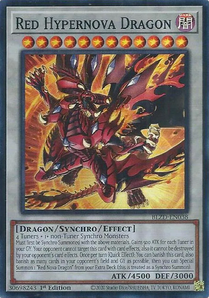 Red Hypernova Dragon — Blazing Dominion — Yu-Gi-Oh!