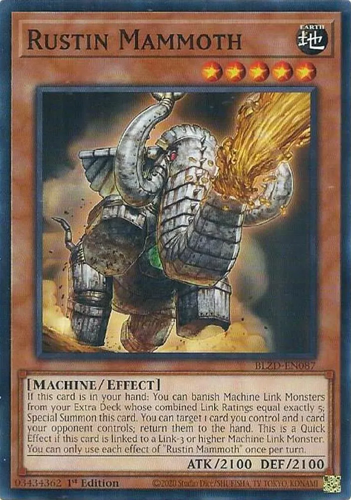 Rustin Mammoth — Blazing Dominion — Yu-Gi-Oh!