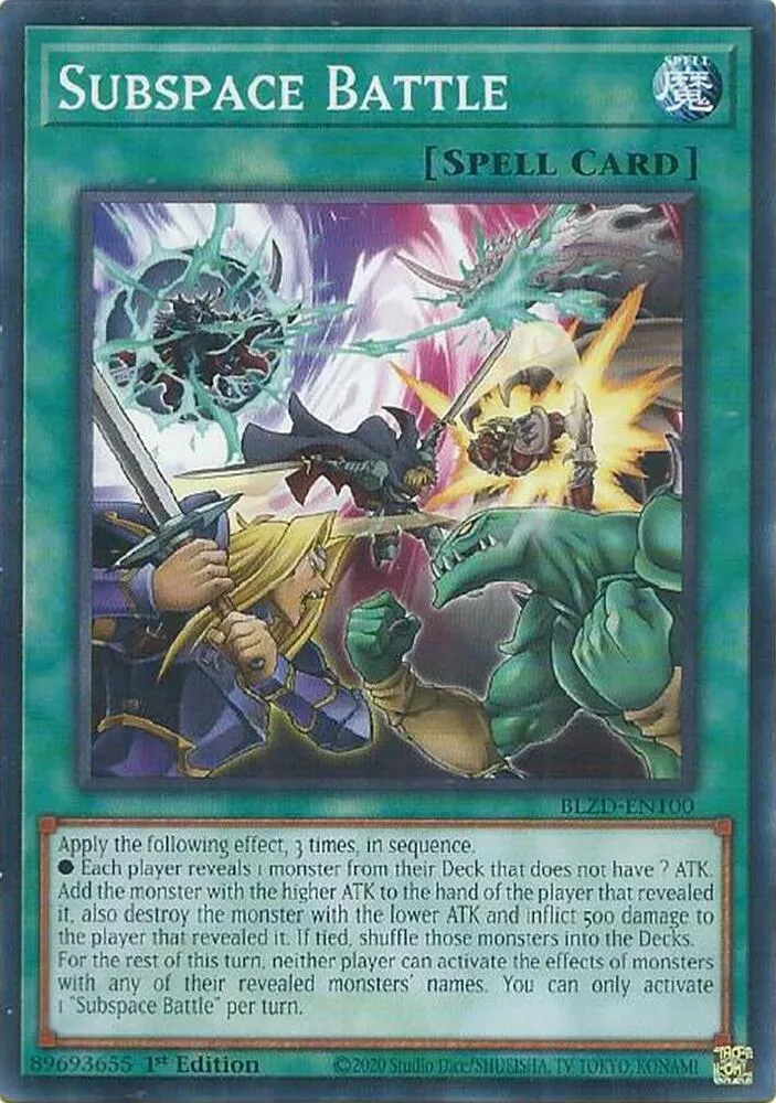 Subspace Battle — Blazing Dominion — Yu-Gi-Oh!