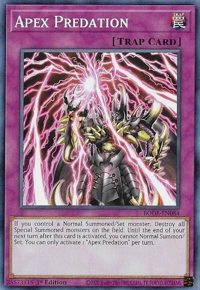 Apex Predation — Burst of Destiny — Yu-Gi-Oh!