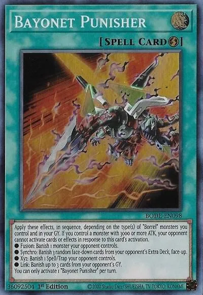 Punisseur à Baïonnette — Burst of Destiny — Yu-Gi-Oh!
