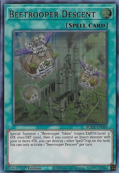 Beetrooper Descent — Burst of Destiny — Yu-Gi-Oh!