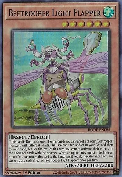 Beetrooper Light Flapper — Burst of Destiny — Yu-Gi-Oh!