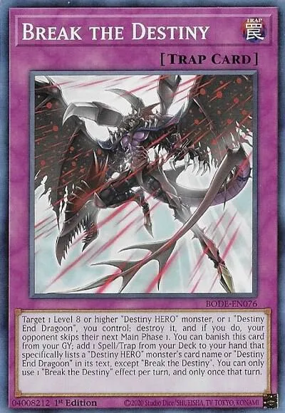 Break the Destiny — Burst of Destiny — Yu-Gi-Oh!