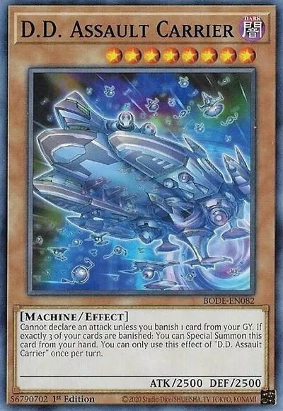 D.D. Assault Carrier — Burst of Destiny — Yu-Gi-Oh!