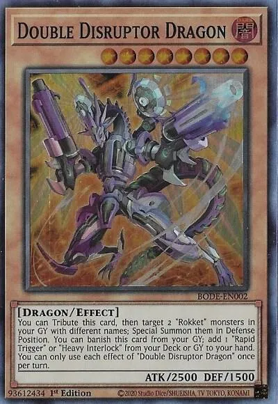 Double Disruptor Dragon — Burst of Destiny — Yu-Gi-Oh!