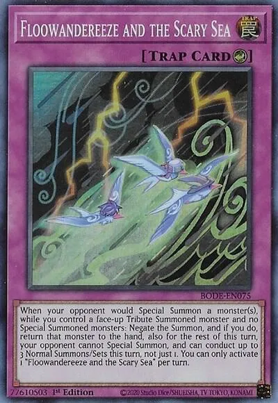 Floowandereeze and the Scary Sea — Burst of Destiny — Yu-Gi-Oh!