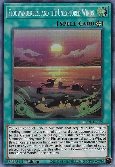 Floowandereeze and the Unexplored Winds — Burst of Destiny — Yu-Gi-Oh!