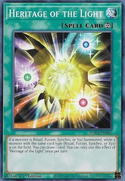 Heritage of the Light — Burst of Destiny — Yu-Gi-Oh!