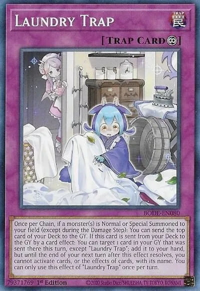 Laundry Trap — Burst of Destiny — Yu-Gi-Oh!