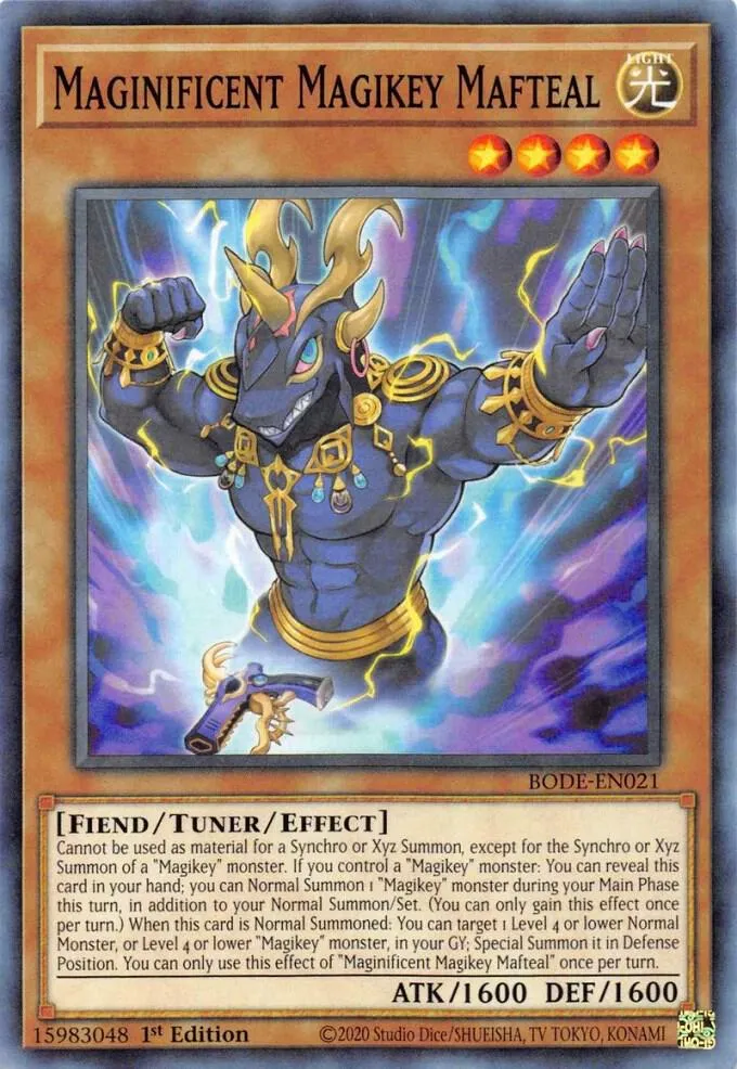 Maginificent Magikey Mafteal — Burst of Destiny — Yu-Gi-Oh!
