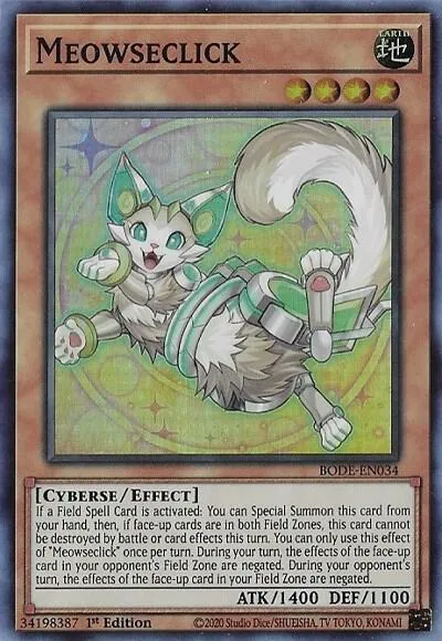 Meowseclick — Burst of Destiny — Yu-Gi-Oh!