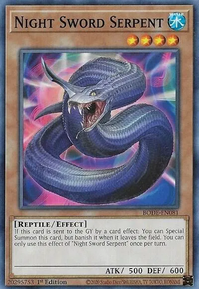 Night Sword Serpent — Burst of Destiny — Yu-Gi-Oh!