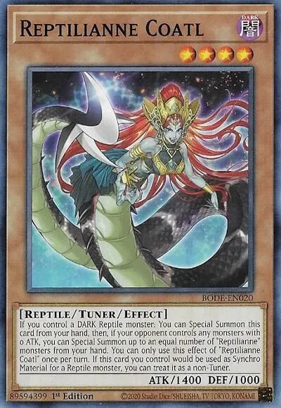 Reptilianne Coatl — Burst of Destiny — Yu-Gi-Oh!