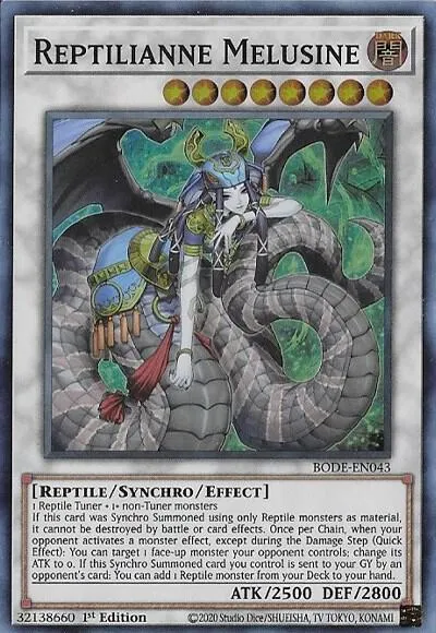 Reptilianne Melusine — Burst of Destiny — Yu-Gi-Oh!
