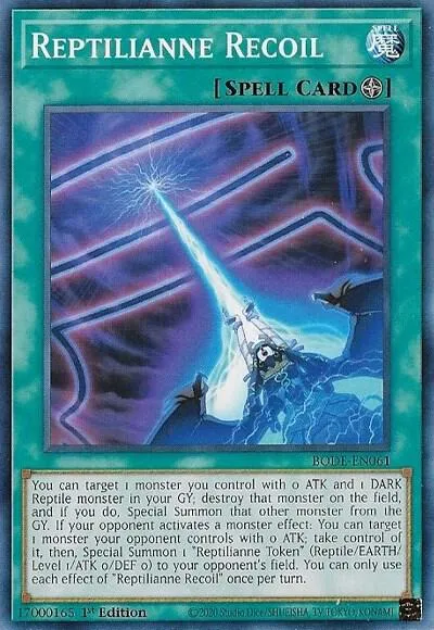 Reptilianne Recoil — Burst of Destiny — Yu-Gi-Oh!