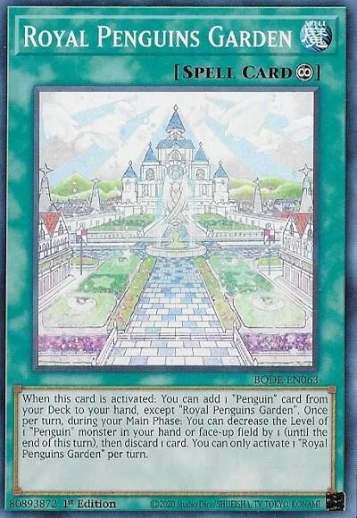 Royal Penguins Garden — Burst of Destiny — Yu-Gi-Oh!