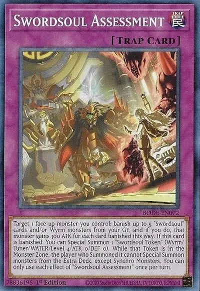 Swordsoul Assessment — Burst of Destiny — Yu-Gi-Oh!
