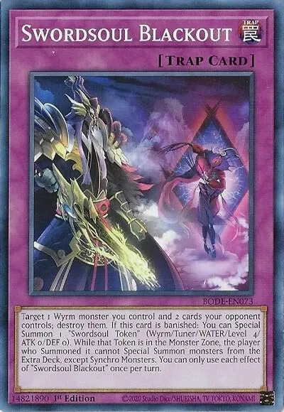 Swordsoul Blackout — Burst of Destiny — Yu-Gi-Oh!