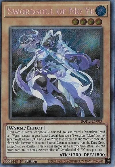 Swordsoul of Mo Ye — Burst of Destiny — Yu-Gi-Oh!
