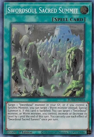Swordsoul Sacred Summit — Burst of Destiny — Yu-Gi-Oh!