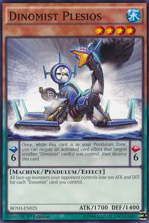 Dinomist Plesios — Breakers of Shadow — Yu-Gi-Oh!