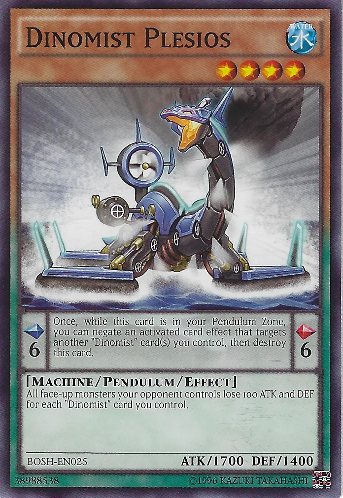 Dinomist Plesios — Breakers of Shadow - Unlimited — Yu-Gi-Oh!