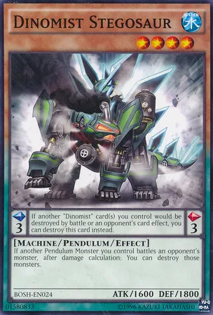 Dinomist Stegosaur — Breakers of Shadow - Unlimited — Yu-Gi-Oh!