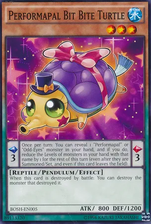 Performapal Bit Bite Turtle — Breakers of Shadow - Unlimited — Yu-Gi-Oh!