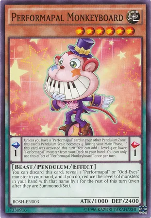Performapal Monkeyboard — Breakers of Shadow - Unlimited — Yu-Gi-Oh!