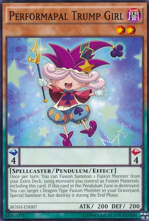 Performapal Trump Girl — Breakers of Shadow - Unlimited — Yu-Gi-Oh!