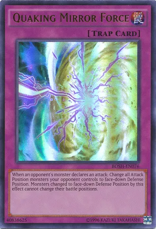 Quaking Mirror Force — Breakers of Shadow - Unlimited — Yu-Gi-Oh!